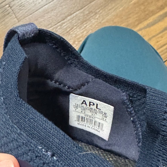 APL Blue Sneakers with Elastic Strap and Thick White Sole - Picture 3 of 3